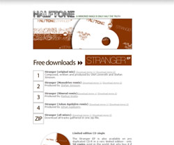 Halftone web site