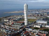Turning Torso from above again, Malmö