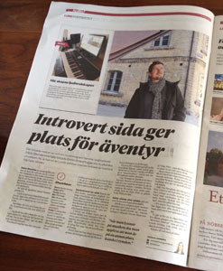 Interview in local newspaper HallÃ¥ Lund with Stefan Strand
