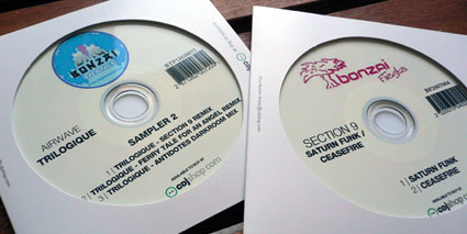 Section 9 - Saturn Funk EP CDR and Airwave - Trilogique (Section 9 remix) CDR